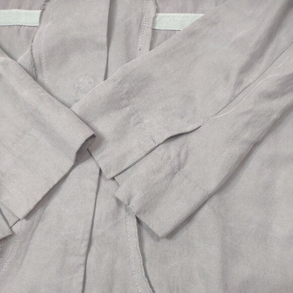 Burning Torch Silk Cotton Blend Jacket, Size Medium - Picture 5 of 9